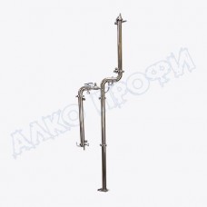 Самогонный аппарат ПРОИЗВОДИТЕЛЬ 1.5 на кубе ЛЮКС 28л