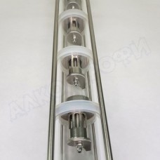 Колпачковая колонна (флейта) 1,5" нержавеющая 7 этажей