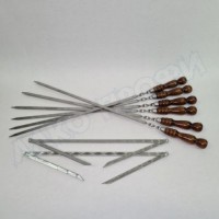 Набор шампуров в чехле с мангалом