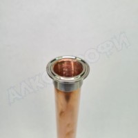 Царга медная 1,5" Д35 50 см