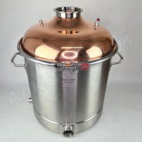 Куб перегонный ЛЮКС 50л с медной крышкой 4"